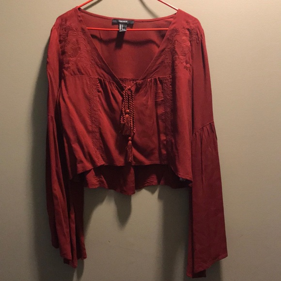 Forever 21 Tops - Boho Crop Top